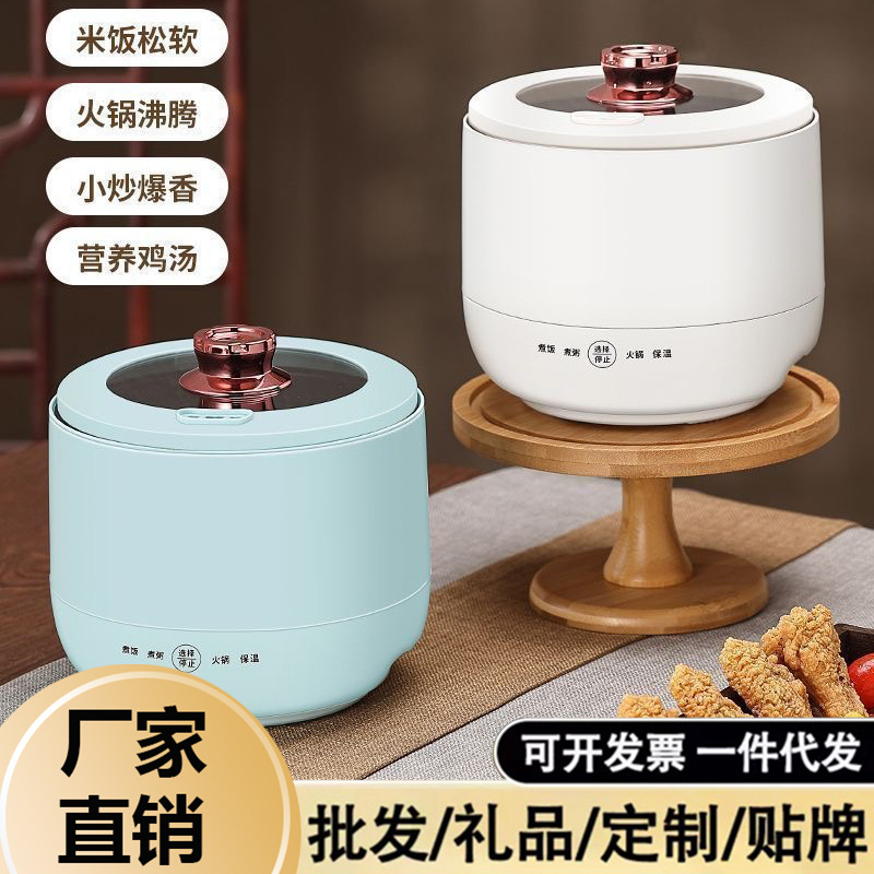 新款迷你电饭煲小型多功能智能电煮锅宿舍学生家用2人煮饭锅现货