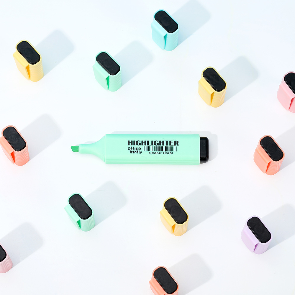 Chendi Stationery Writing Large Capacity Eye Care Macaron Color Highlighter Children Students Drawing Graffiti Hand Ledger Marking Highlights Application Scenario