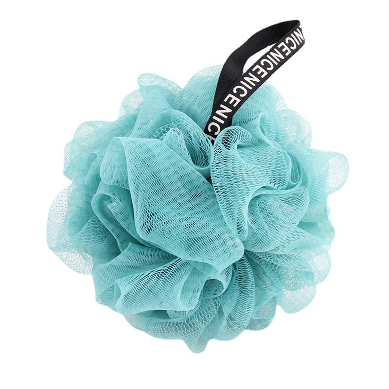 【LOVELY HOME】【 Chi Jia 】 Original manufacturer New large-sized bicolor 45g Bath Flower Non-dispersing Soft foaming Bath Bath Ball wholesale Item Picture