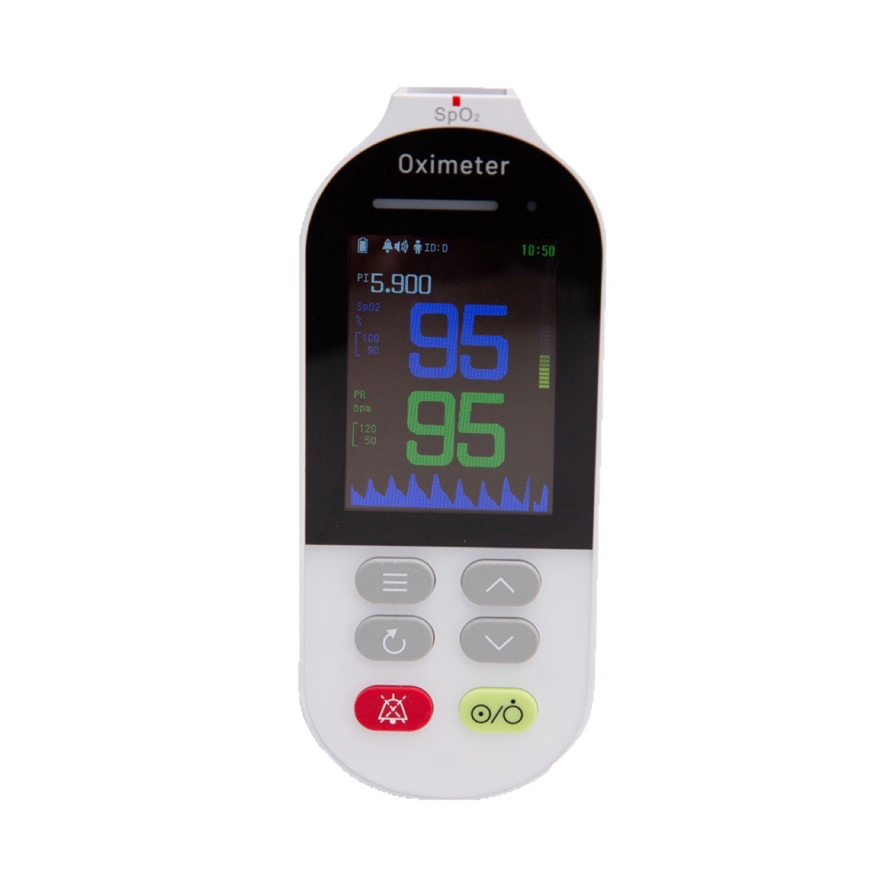 Cross-border best-selling handheld blood oxygen meter with three probes, suitable for both adults and children, finger-clip home blood oxygen meter Item Picture