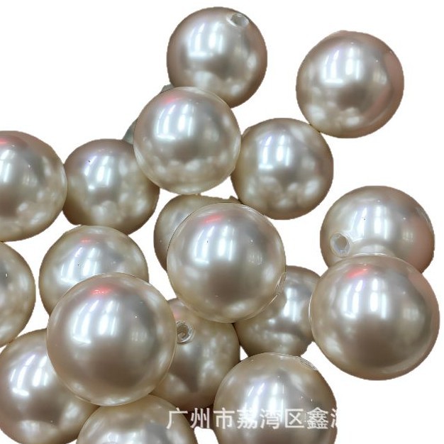 珠子/奶油胶/diy/饰品/贝壳白底实物图