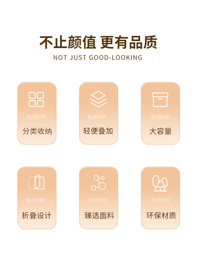 A large household Oxford cloth clothing storage box for the bedroom, a foldable quilt storage and organization box pic 3