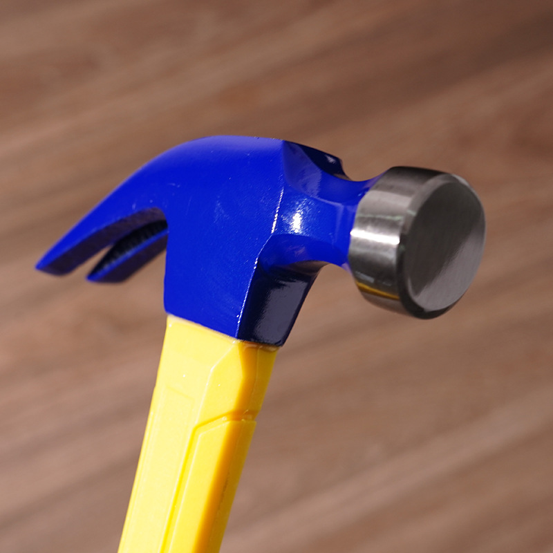 Claw Hammer Source Factory Custom Wholesale Spray American Nail Carpentry Special Carbon Steel Hammer Covered With Plastic Handle Hammer Specification drawing