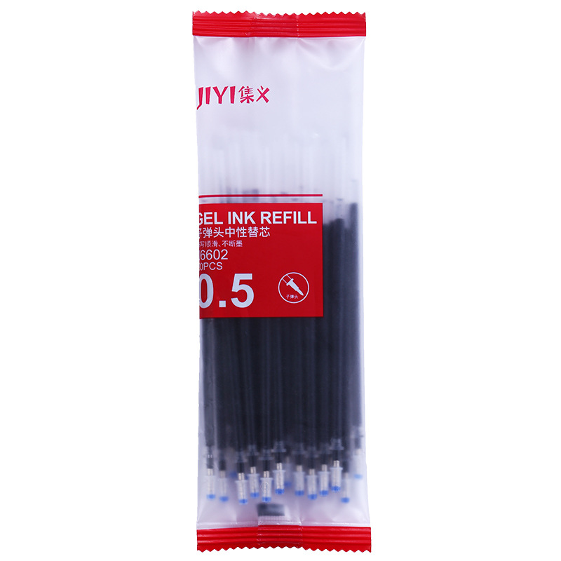 Source Factory Pen Refill 0.5 Bullet Neutral Pen Refill All Needle Pen Refill Neutral Pen Wholesale For Core Red And Black