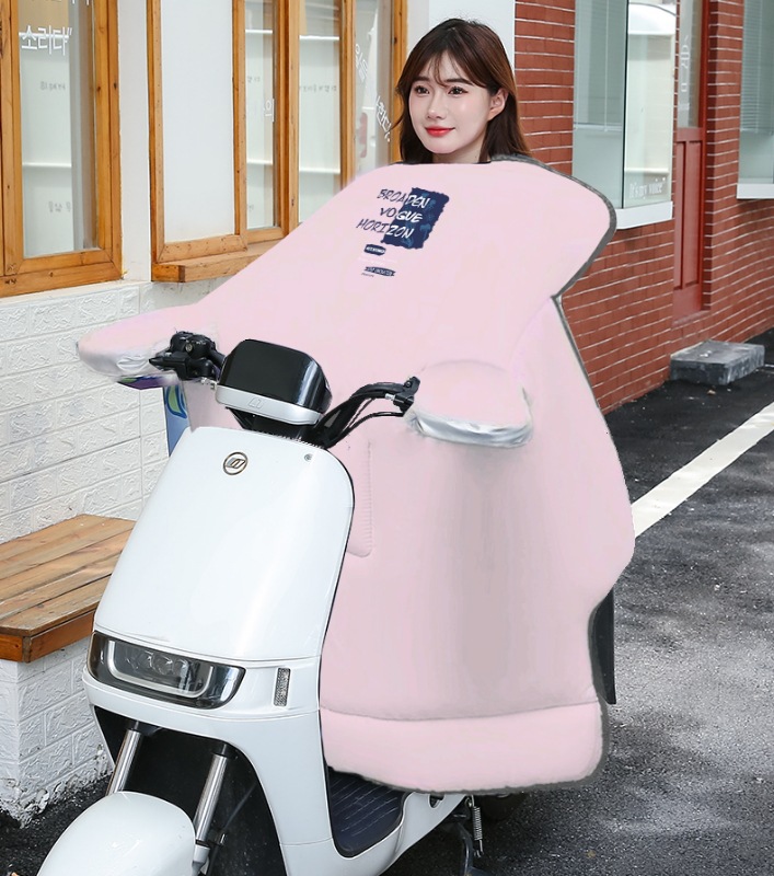 电瓶车防风被细节图