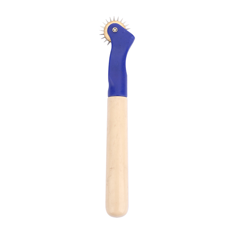 Marking Wheel Marking Wheel Plastic Handle Marking Wheel Spacing Wheel Leather Clothing Sharp-Toothed Roller Marking Wheel Wholesale Item Picture