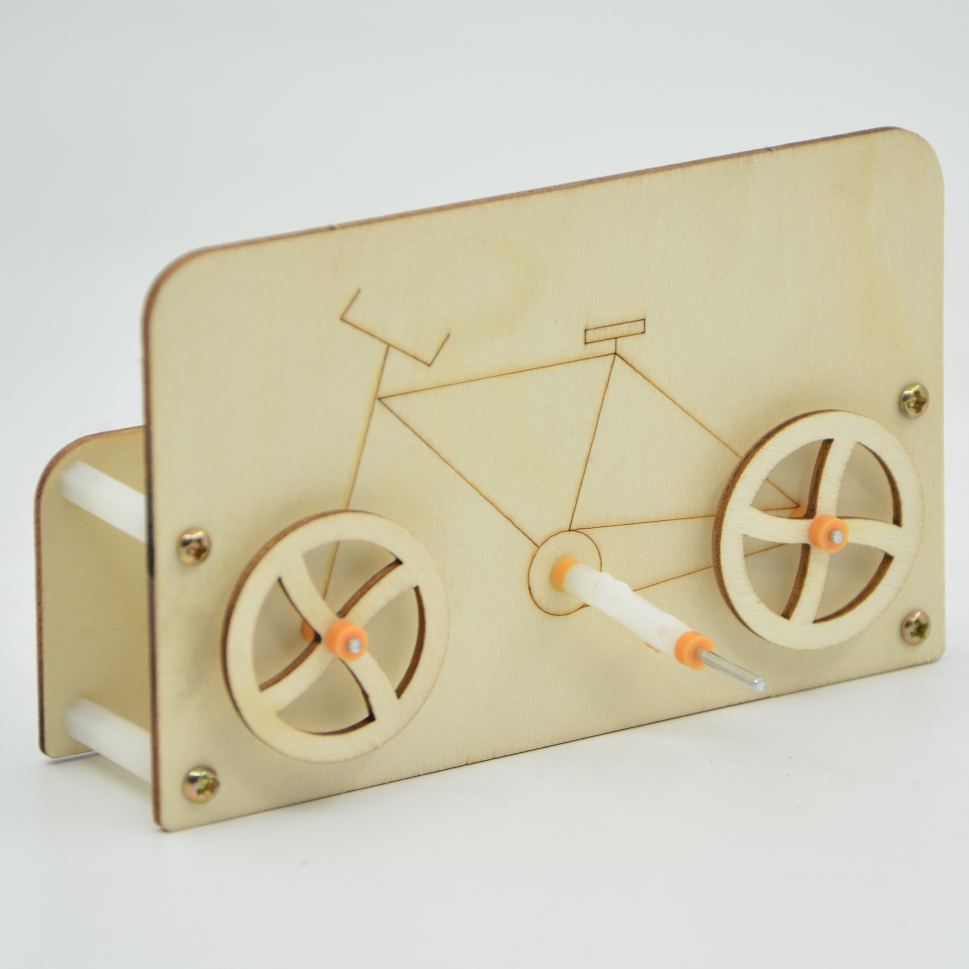 diy educational toys, science gadgets, small inventions, handcrafted wooden bicycles, handcrafted assembly material kits Specification image
