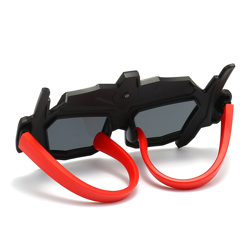 新款儿童偏光太阳镜卡通变形金刚防紫外线眼镜男女童硅胶墨镜3715详情图4