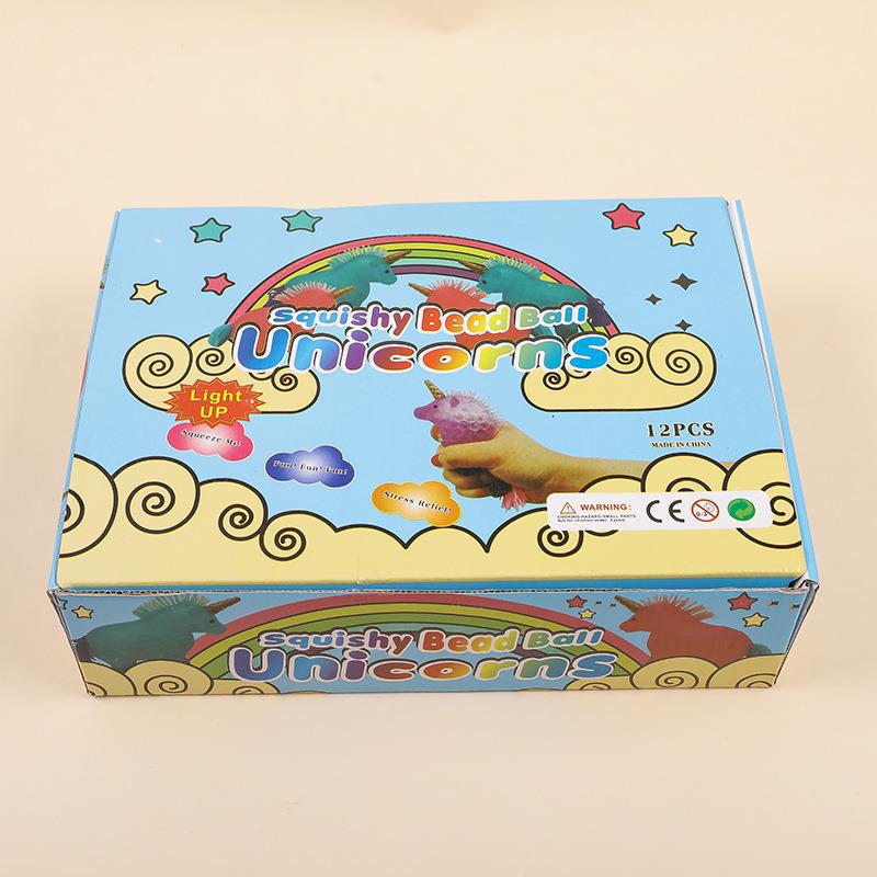 Cross-Border Tpr Bubble Large Bead Unicorn Stretch Squeeze Unicorn Vent Ball Pinch Relief Relief Toy Wholesale Application Scenario