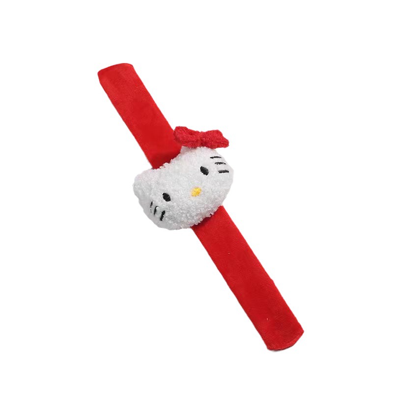 Children's pop ring cartoon plush couple bracelet creative decorations holiday hair accessories wedding gifts Item Picture