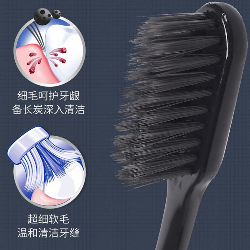 Colgate Fine Hair Gingival Toothbrush 8 Sets Of Household Adult Soft Hair Deep Cleaning Teeth Wholesale details Picture