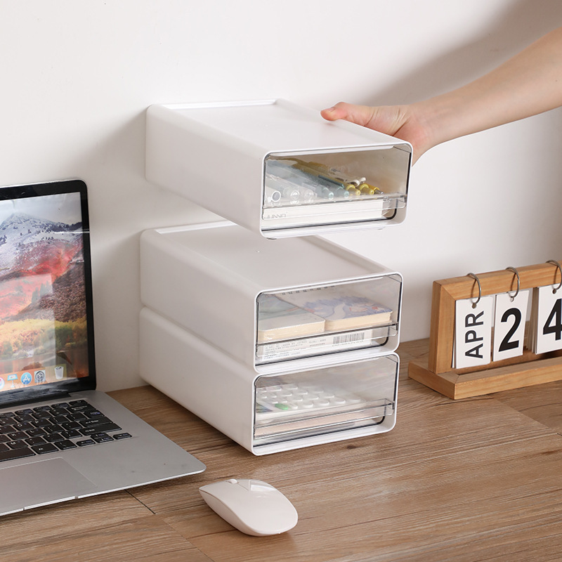 Custom Organizer Box Home Office Dustproof Small Object Transparent Cosmetics File Storage Desktop Storage Box Specification drawing