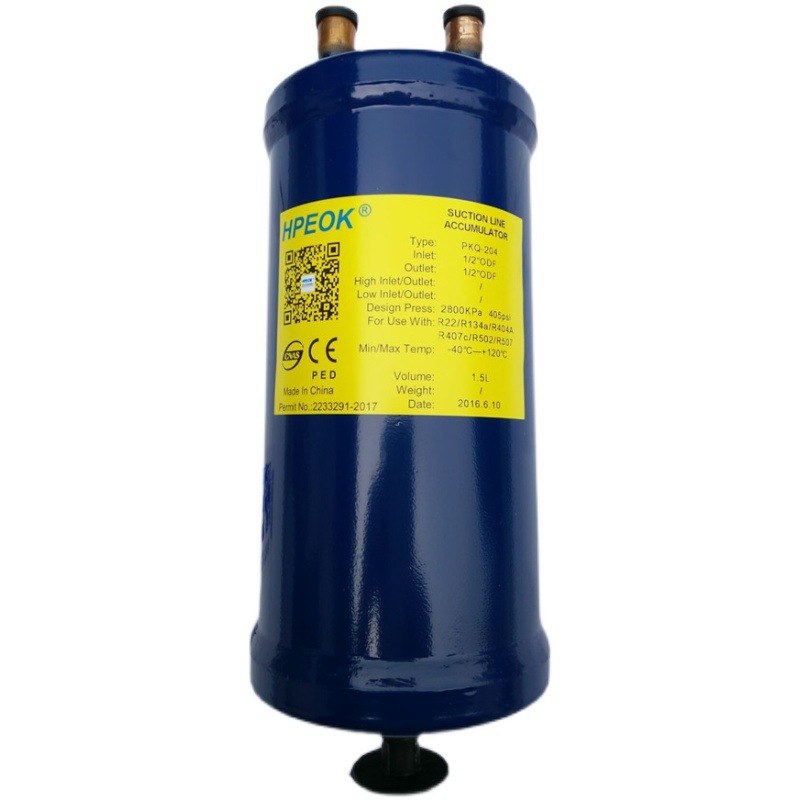 HPEOK/ PateK PKQ type gas-liquid separator, steam separation central air conditioning, cold storage, refrigeration accessories details Picture