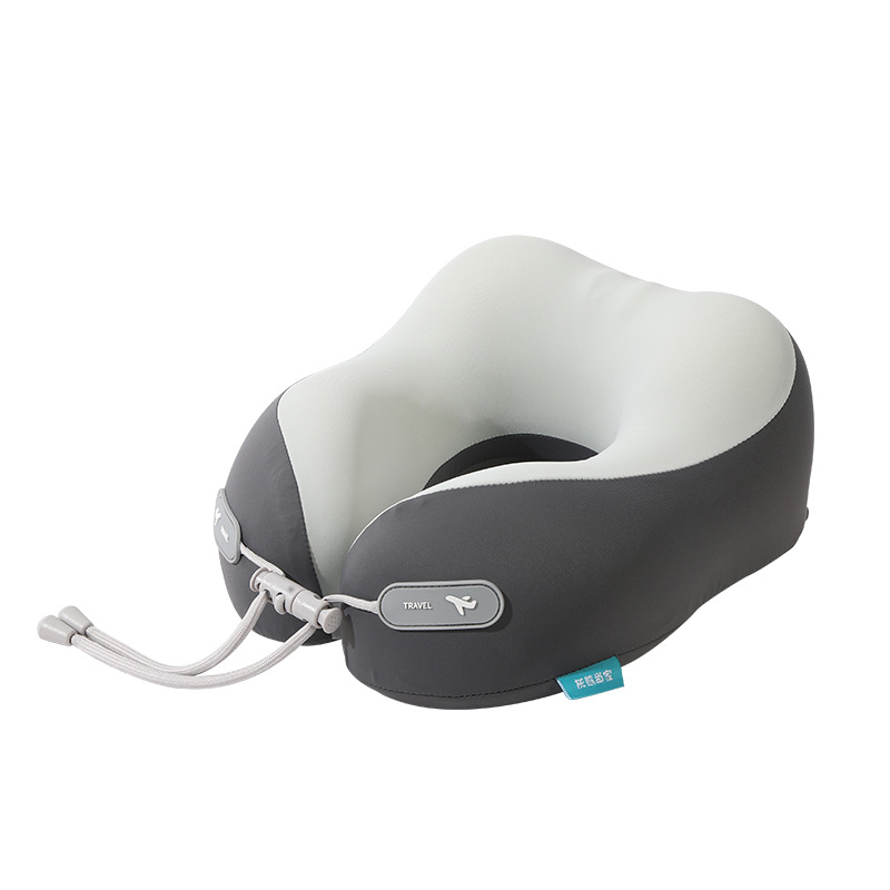 Ice Silk U-Shaped Pillow, Memory Foam U-Shaped Neck Support Pillow, Parent-Child Cervical Pillow, Office Nap Pillow, And Airplane Pillow That Can Be Stored Specification drawing