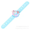 Cartoon Flash Rabbit Series electronic watch, children's light bracelet, rotating Pat watch, gift for kindergarten babies Item Picture