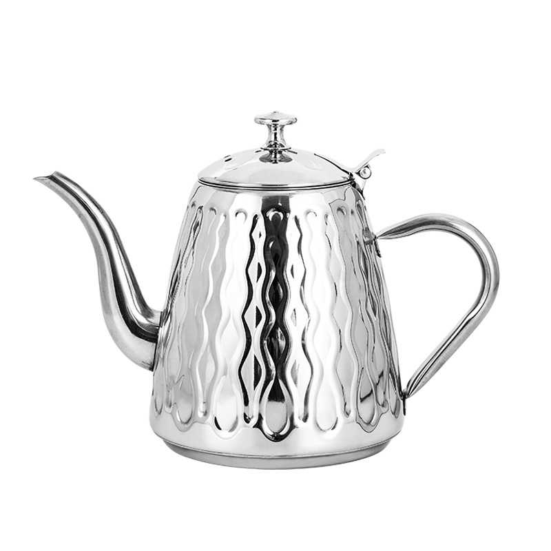 New Kettle Stainless Steel Teapot With Filter Home Hotel Outdoor Camping Induction Cooker Gas Stove Available Item Picture