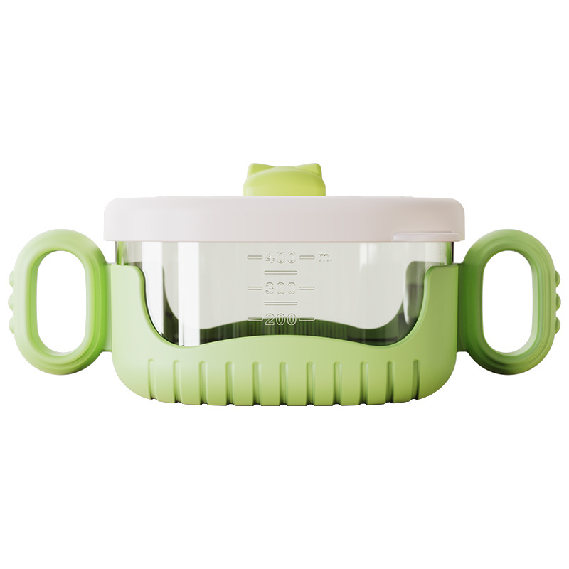 Children's tableware, baby food bowls, anti-drop baby bowls, bowls with handles for going out, lunch boxes, and customized rice bowl gifts for kindergartens Item Picture
