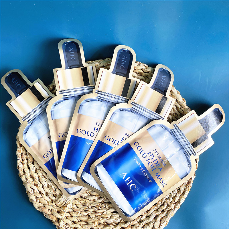 Korean imported AhC third-generation B5 hyaluronic acid Mask, Gold Propolis amino Acid rose Gold mask Specification image