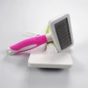 Pet supplies needle combs, dense combs with white dots, cat and dog combs, stainless steel needle pet hair removal combs details Picture