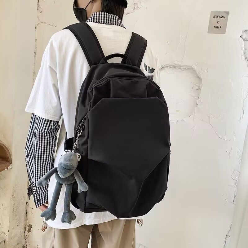 Schoolbag Female College Students Korean Version Of Campus Simple Large Capacity Backpack Fashion Brand Ins Wind Can Install Computer Backpack Male Specification drawing