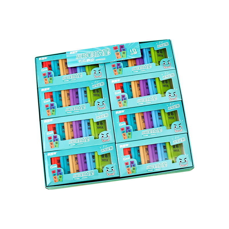 The Transcendent book-shaped eraser is a creative and personalized eraser for primary school students. It is clean, leaves no marks and has few ruff Item Picture