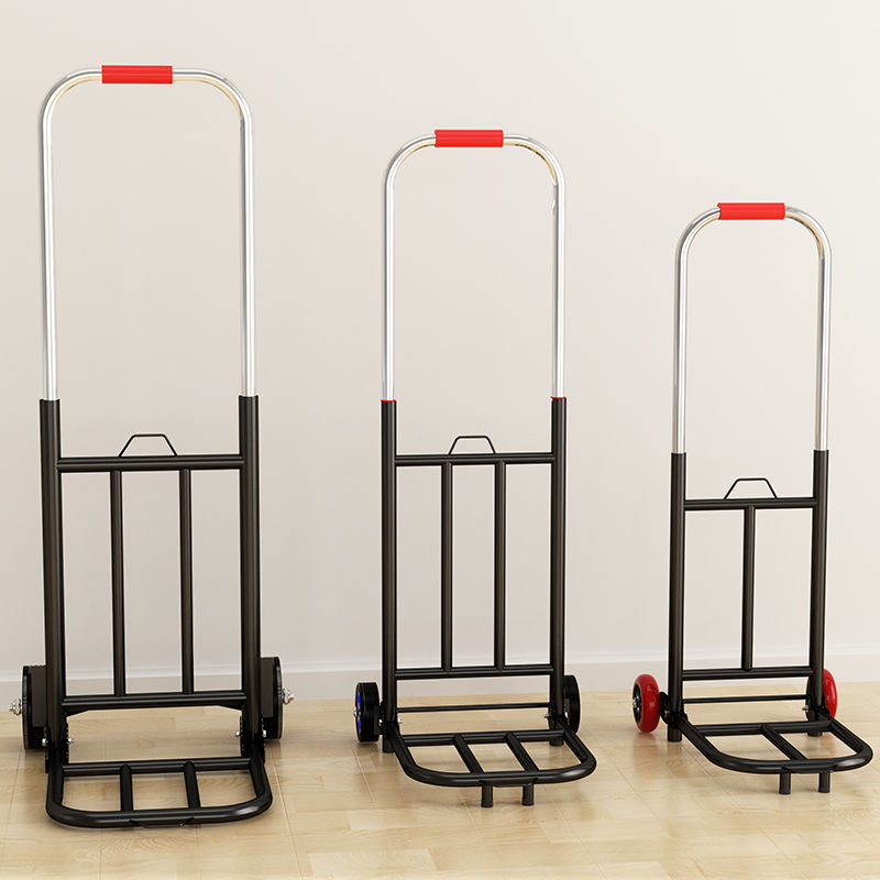 Small trolley, folding household transportation trailer, shopping, grocery shopping, stall trolley, magic tool, light and portable luggage trolley Item Picture