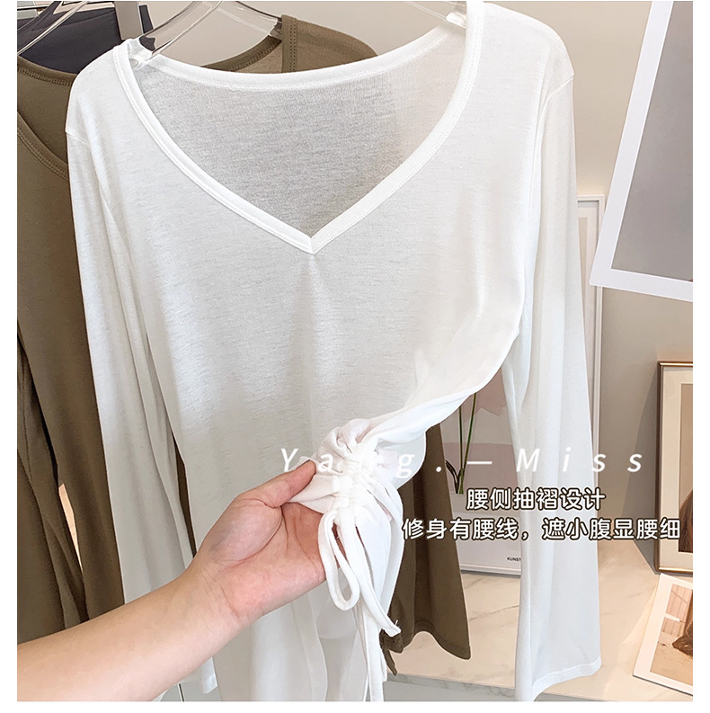 举重妖精夏季防晒罩衫女慵懒风薄款运动瑜伽服宽松遮屁股服装展示道具详情20