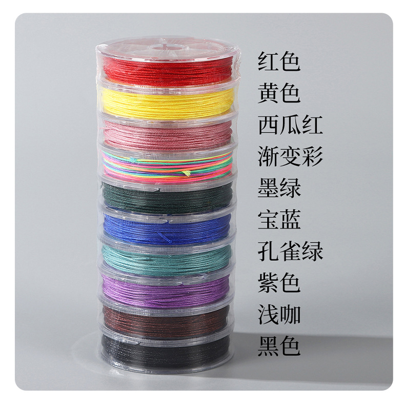 72号玉线12米彩色手工DIY0.8mm手编玉线手链绳结实耐磨中国结绳子详情13