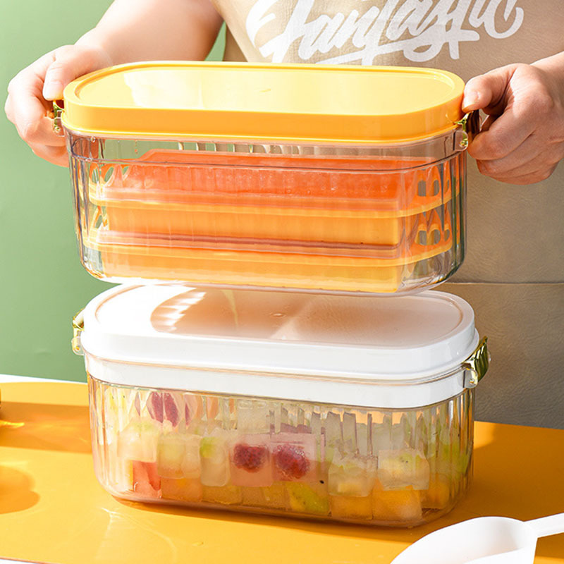 Ice Mold Household Transparent Large Capacity Ice Box Ice Box With Cover Refrigerator Ice Block Magic Application Scenario