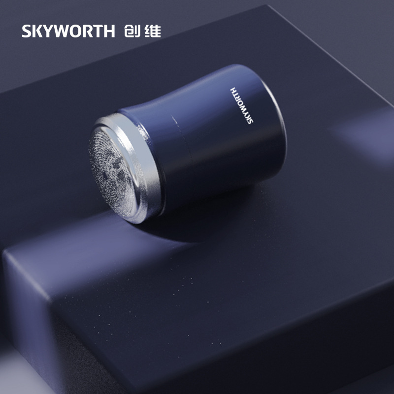 Portable water-washable rechargeable Mini Waist shaver CWTX13 blue details Picture