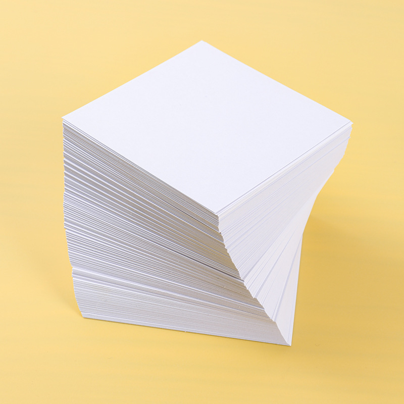 Wholesale of office white sticky notes, note-taking notes, sticky paper, square creative stationery details Picture