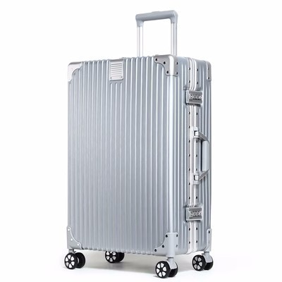 Suitcase with swivel wheels, aluminum frame, 20 female boarding, male student, 24 password, suitcase, mother and child, 26-inch travel bag Item Picture