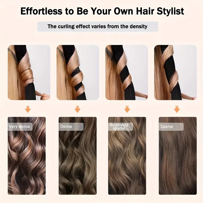 Factory direct supply of satin non-heating curling iron set, sleep hair care lazy person tie-dye curly hair details Picture