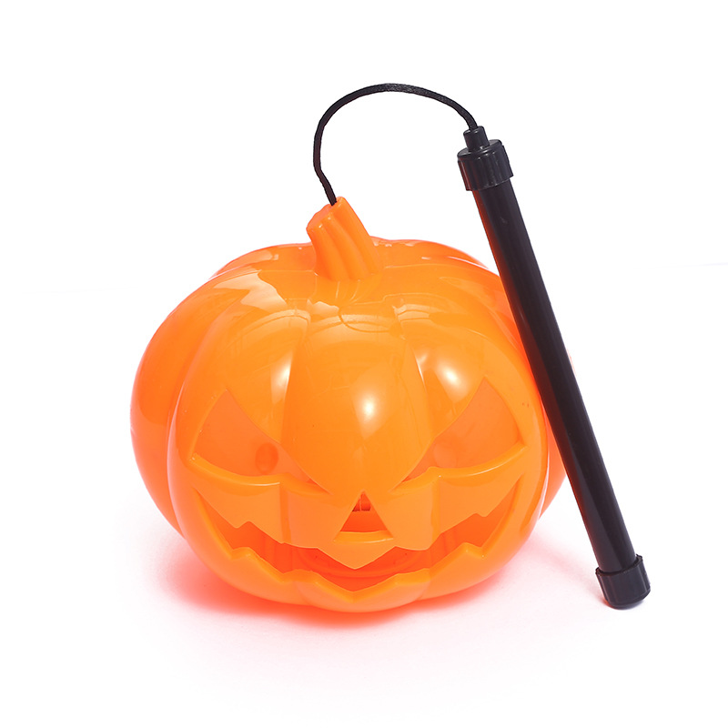 Halloween New Needle Mouth Hand Jack-O '-Lantern Children Light With Sound Effects Jack-O' -Lantern Activity Layout Props Wholesale Specification drawing