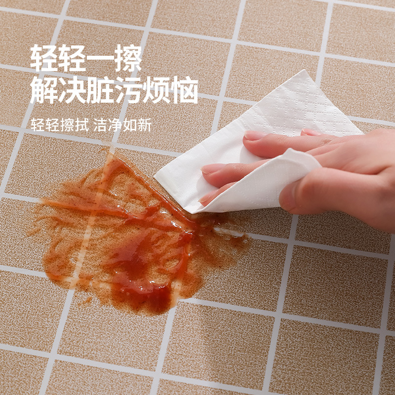 Nordic Style Peva Checkered Tablecloth Wash Free, Waterproof, Oil, Dustproof Table Mat Plastic Checkered Coffee Table Cloth Specification drawing