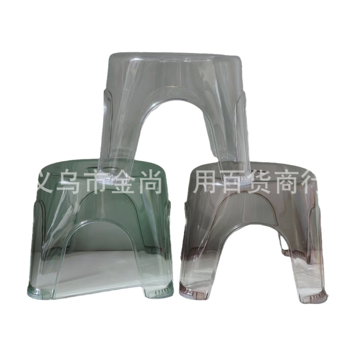 Simple plastic stools, children's small stools, extra-thick stools, household round shoe-changing stools, baby bathing plastic low stools Item Picture