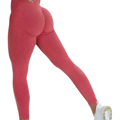 T sports tight yoga pants, European and American women's fitness pants, tightens the hips and lifts the gym training wear thumbnail
