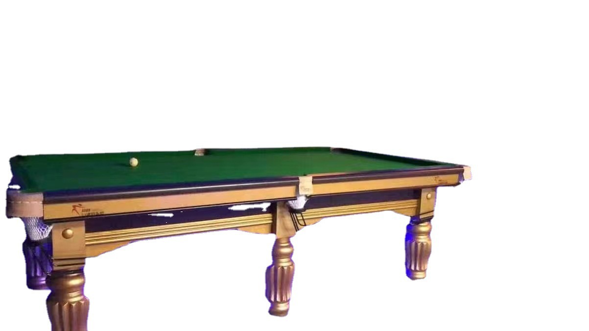 台球桌中式黑白底实物图