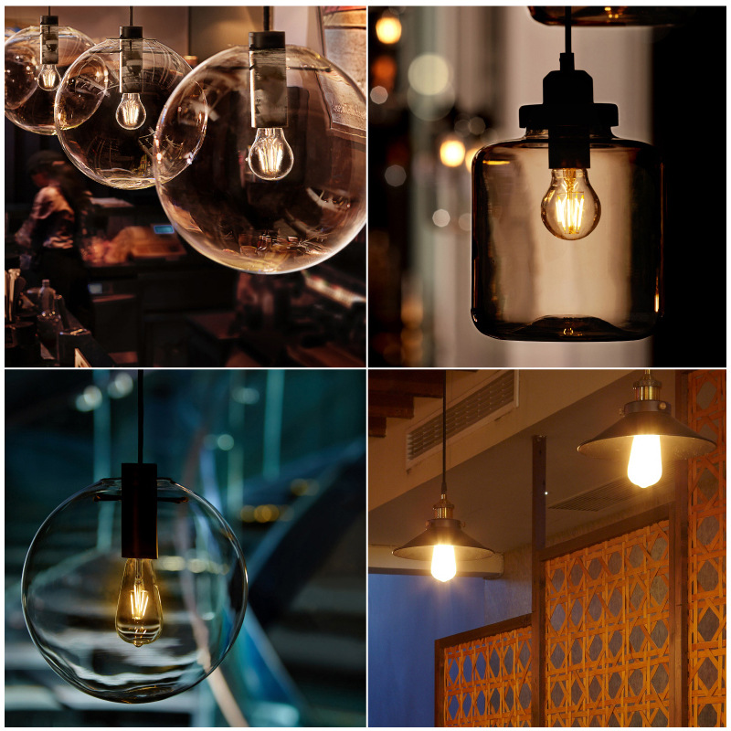 Edison Bulb Led Retro Filament Lamp E27 Spiral Imitation Tungsten Lamp Bulb Decoration High Light Led Bulb details Picture