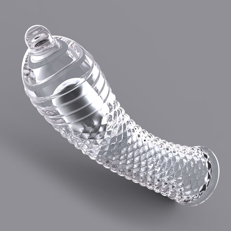 The vibration of the fun Wolf tooth ring is lengthened and thickened, and it is a humanized product resonance toy vibration full figure