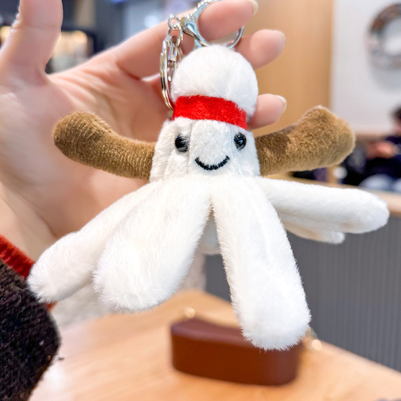 Factory wholesale of badminton, baseball, table tennis, football, basketball keychains, schoolbags, bag pendants and plush toys in stock Specification drawing