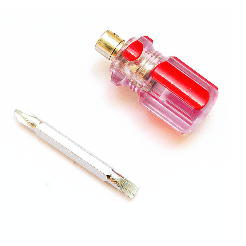 The manufacturer supplies small radish head screwdrivers, cross-head dual-purpose screwdrivers for wholesale at two-yuan stores Item Picture