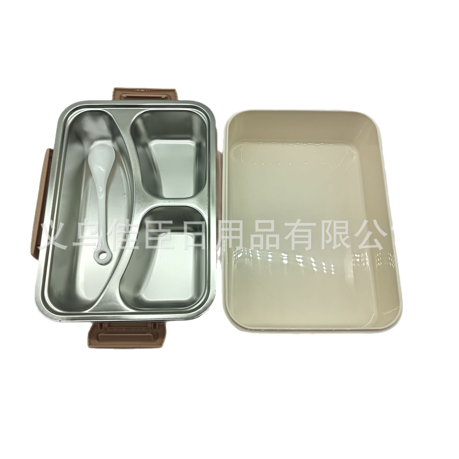 304 stainless steel children's lunch box, sealed bento box, student lunch box, food-grade outdoor picnic box, 201 inner liner Item Picture