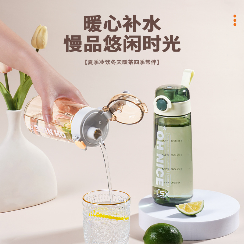 卡皮巴拉水杯/水杯/pp大容量水杯/水杯学生夏季户外/矿泉水水杯产品图