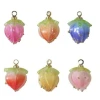 Heat shrinkable resin, strawberry bud necklace, pendant, hairpin, bracelet, resin, diy material wholesale, jewelry and clothing accessories Item Picture