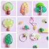 Design environmental theme creative tree series diy material decoration handcrafted hair clips scene application details Picture