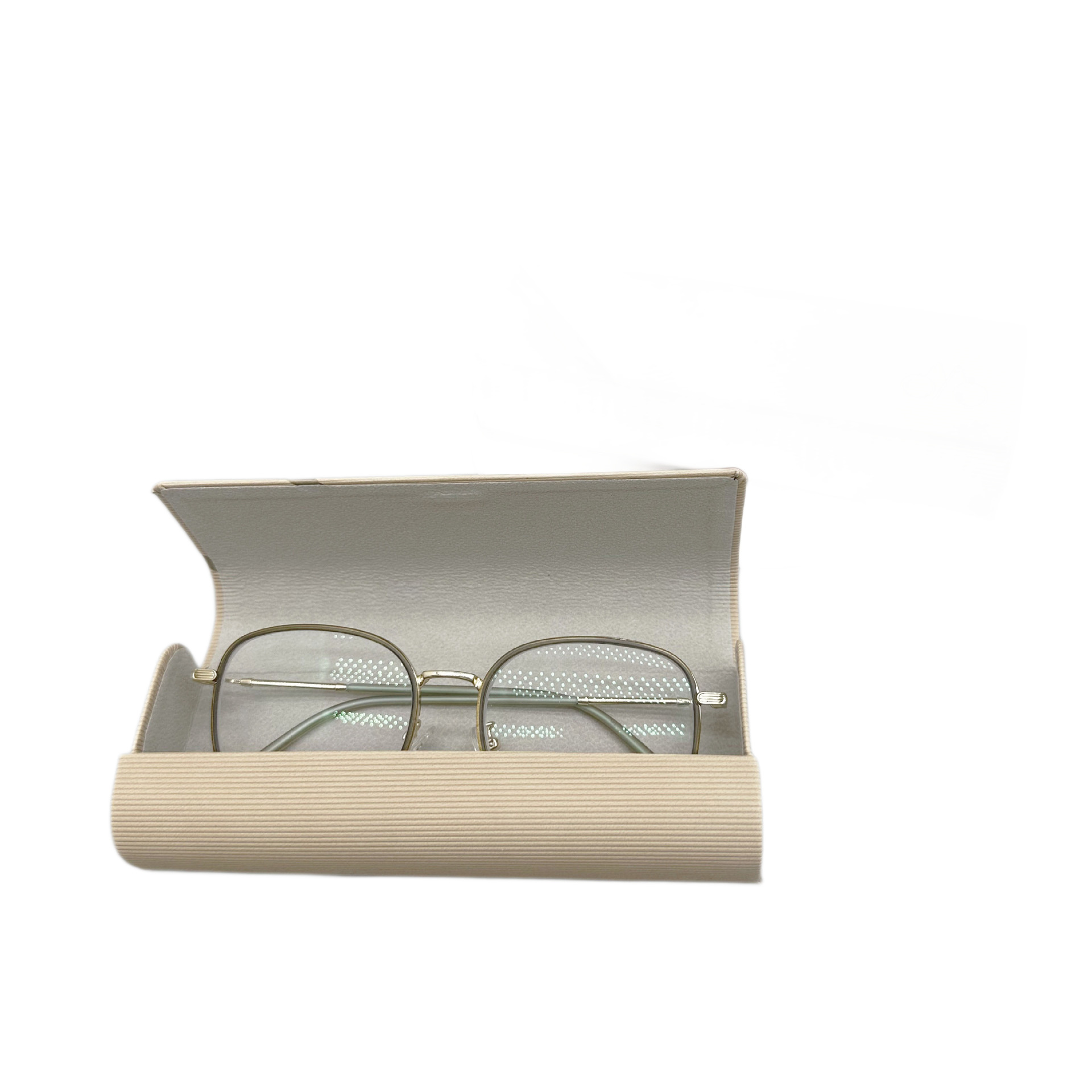 眼镜盒/眼镜袋/龙缘眼镜包装/pvc眼镜盒/拉钩眼镜盒白底实物图