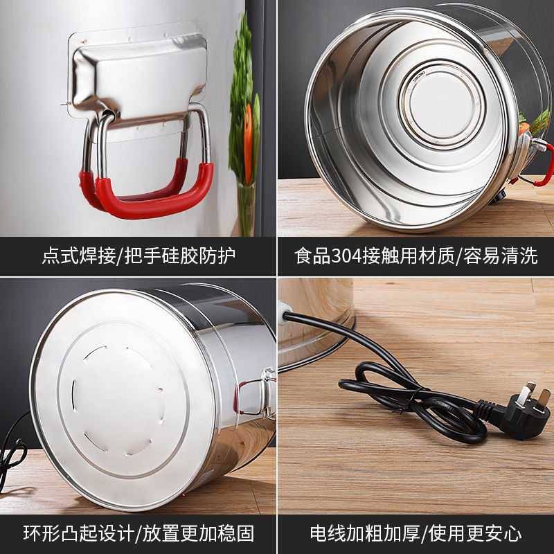 Commercial noodle cooking stove, electric hot noodle bucket, noodle cooking pot, dumpling pot, household pot, 304 base, spicy hot pot, cross-border thickened batch Application Scenario