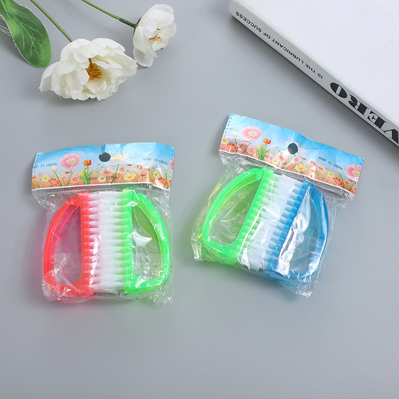 Manufacturers supply shoe brush crystal brush shoe brush 2 installed laundry brush wholesale one dollar shop
