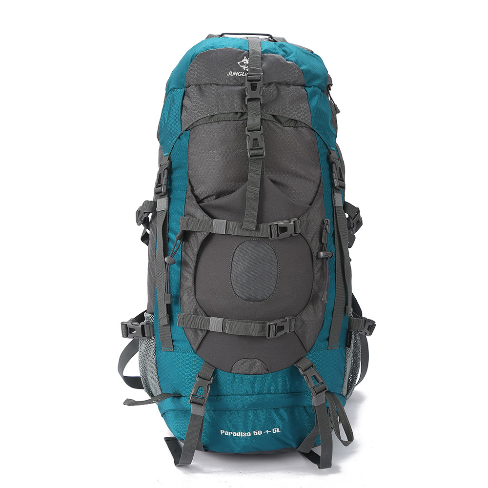 Outdoor wear-resistant sports hiking bag, large-capacity hiking travel functional bag, breathable backpack for camping outside Specification image